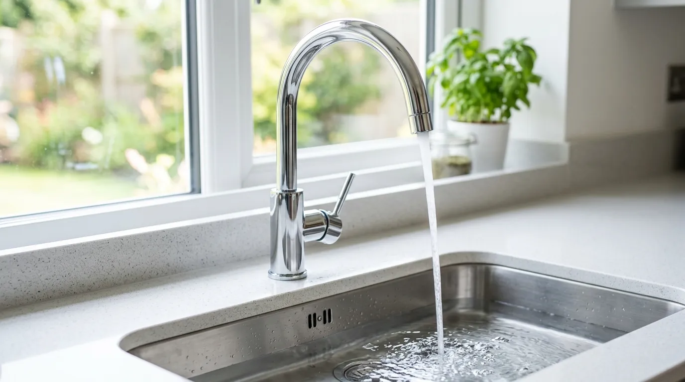 Local Plumbing Master Pros same day plumber fixing a faucet in Fargo, ND